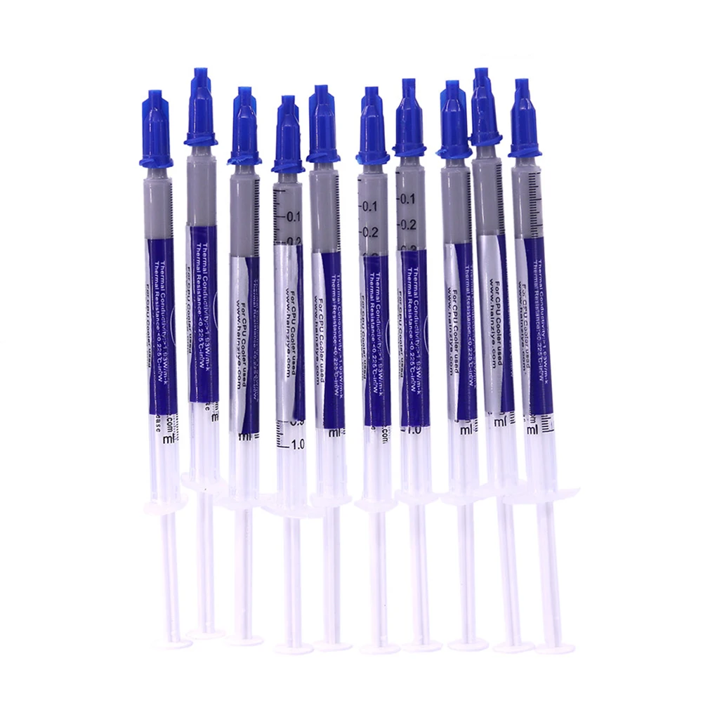 

10PCS New Thermal Grease Paste Compound Silicon CPU HeatSink Processor GPU Cooling silicone Fan Thermal Paste