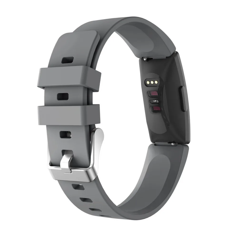 New Fashion Wrist Strap Sports Watch Band Silicone Bracelet Strap Band ForFitbit InspireInspire HR 233mm 40MR19 (20)