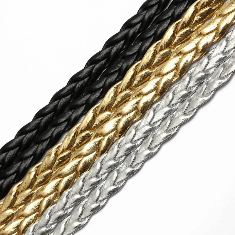 Bracciale Regolabile In Acciaio Inossidabile COOLSTEELANDBEYOND - Filo Intrecciato, Lucido, Donna