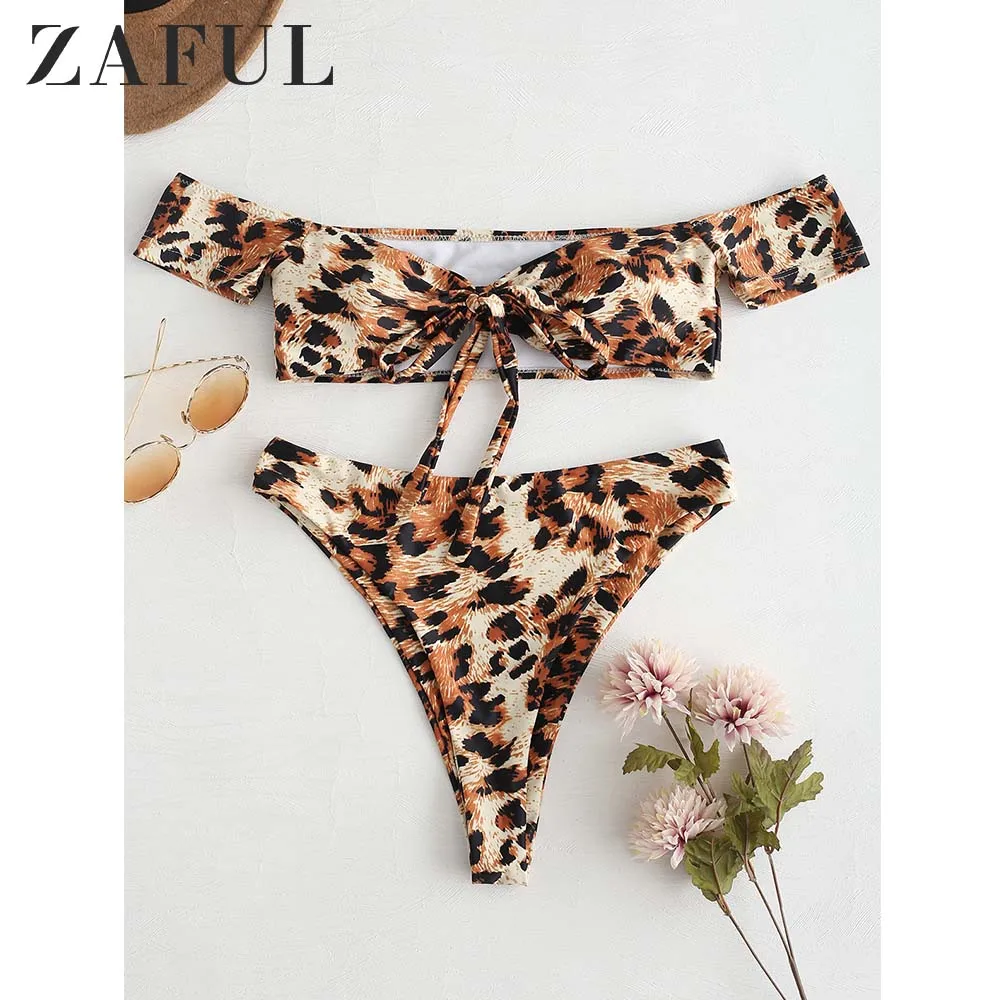 leopard print bikini zaful