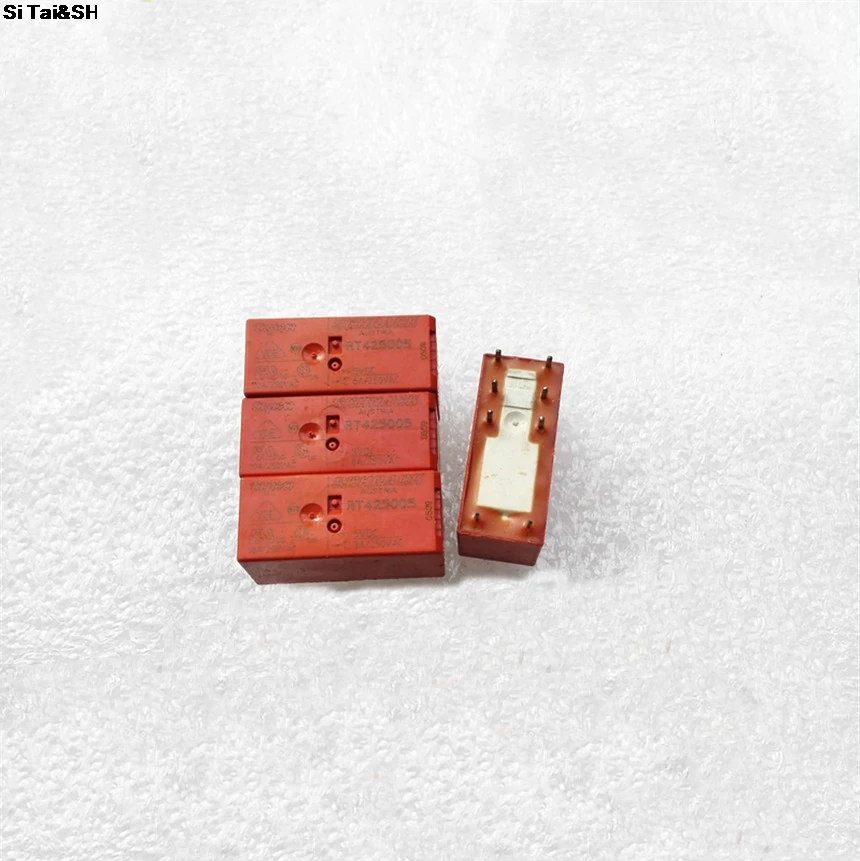 10 шт./лот Power s RT424005 RT424012 RT424024 5 в 12 В 24 8А 8PIN два комплекта конверсий|power relay|5v 12v relaypower