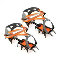 14-point Manganese Steel Climbing Gear Crampons Ice Grippers Crampon Traction Device Mountaineering Glacier Travel Ice Walking