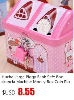 Large Piggy Bank ATM Bank Money Saving Box alcancia Password Minion Safe Piggy Bank Smart Voice Money Piggy Box Cat Coin Bank