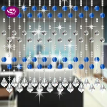 24 м/лот стеклянная бусина занавес персонализированное украшение занавеска для разделения комнат занавеска для крыльца раздела шторы