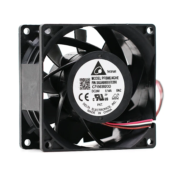 Original para Delta Pfb0824ghe Dupla Bola Inversor fã 80*80*38 24 v 0.54a Servidor Case Ventilador de Refrigeração