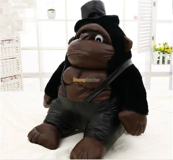 Fancytrader 2015 Hot Selling! 31'' 80cm Super Funny Stuffed Soft Plush Cute Jumbo Muscle Chimpanzee Gorilla, Free Shipping FT50768 (7)
