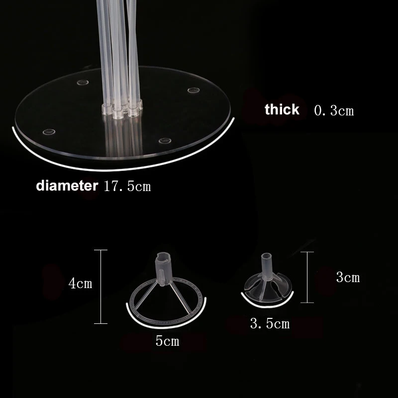 Пластиковый шар полюс колонна-подставка наборы стенд Арка с рамкой основание и полюс для Свадьбы Дети День Рождения украшения принадлежности