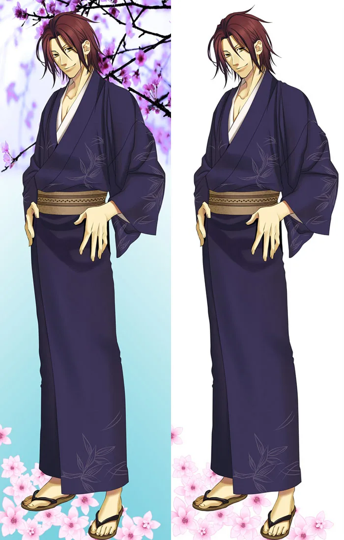 16 Аниме Hakuouki Hijikata Toshizo& Okita Souji& Saitou Hajime& Kazama Chikage Подушка «Dakimakura» чехол обнимающая наволочка - Цвет: 16