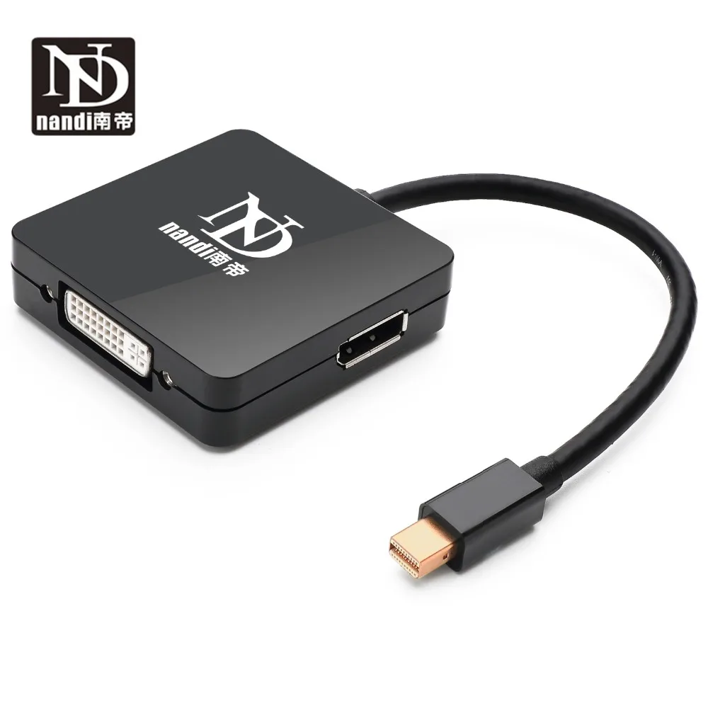 Многофункциональная док станция Thunderbolt 2 hub Mini Displayport to hdmi dvi DP адаптер кабель