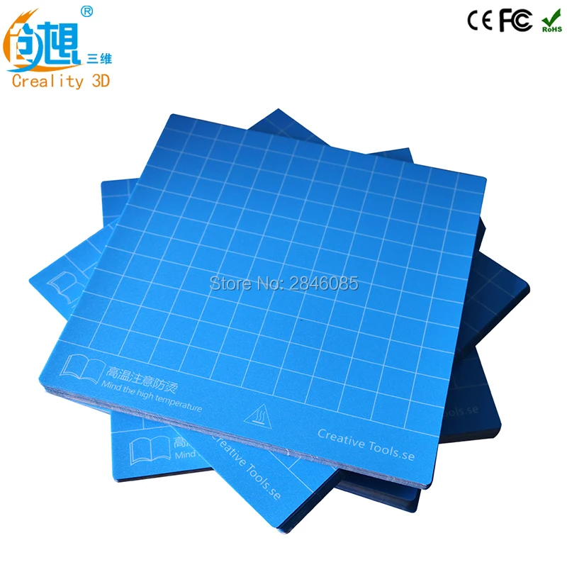 

Factory Supply 3D Printer Build Surface with 3M Sticker 3D Printer heated bed Sheet for Creality CR-10s 300x300mm