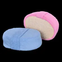 Губка из натуральной люфы Ванна мяч Душ тереть для всего тела здоровая Массажная щетка