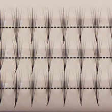 Hot sale 60knots 8-13mm Individual Lash Black Natural Fake False Eyelash Long Cluster Extension Makeup Beauty Health Wholesale
