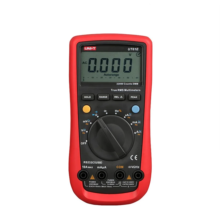 True RMS Modern Digital Multimeters UNI T UT61E AC/DC Multitester