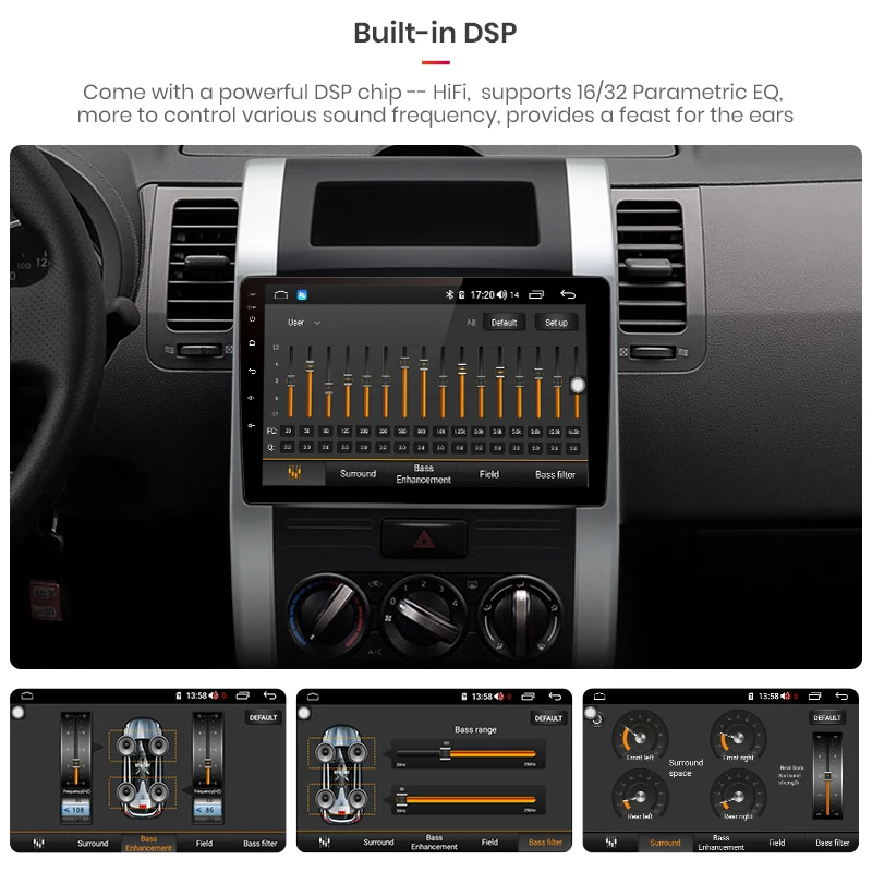AWESAFE PX9 для Nissan X Trail Qashqai 2008 2012 Автомобильный мультимедийный видеоплеер GPS No 2din 2 din