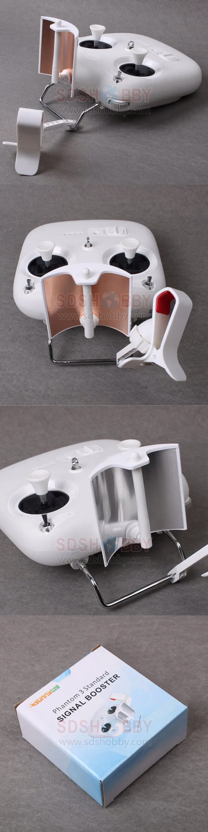 Sunnylife Remote Control Enhanced Board Extended Range Parabolic Antenna Signal Booster For DJI Phantom 3 Standard And Phantom 2
