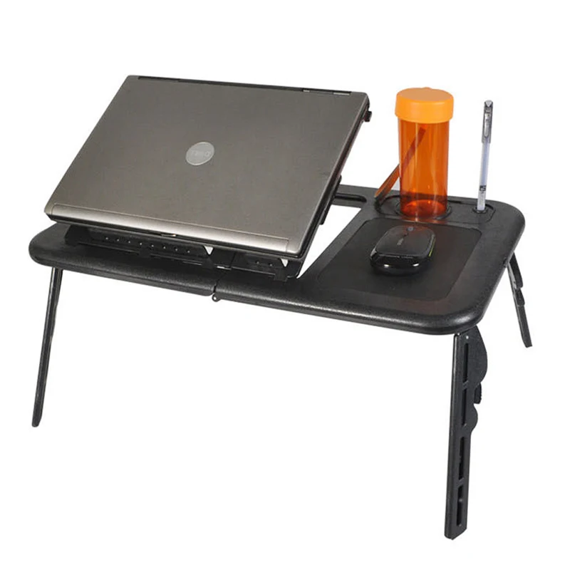 

YONTREE 1 PC Adjustable Laptop Computer Desk with Stand Tray and Mouse Pad High Quality Home Furniture