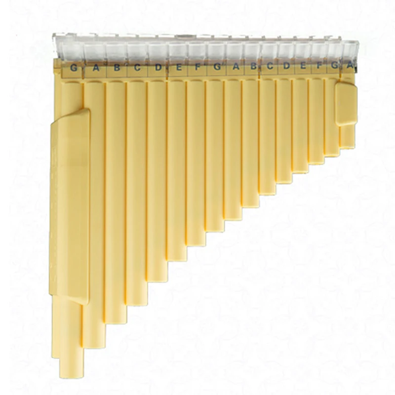 Tubos de Duplo Flauta de Pan de Fácil 16 32 Tom Aprendizagem Panflute