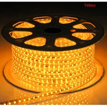 220V Led strip SMD 5050 chip flexible light 1-25M with Power Plug 60leds/m Waterproof IP67 led light home decoration KH