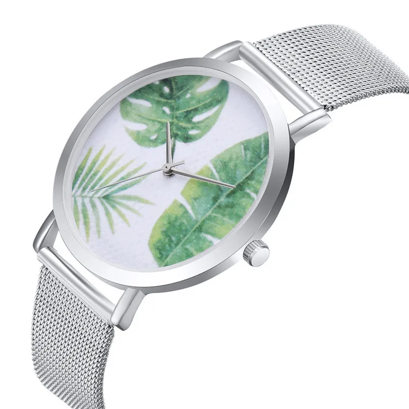 2018 Fashion Women's Watches Simple Crystal Stainless Steel Analog Quartz Wrist Watch Ladies Bracelet clock Montre femme J21 (2)