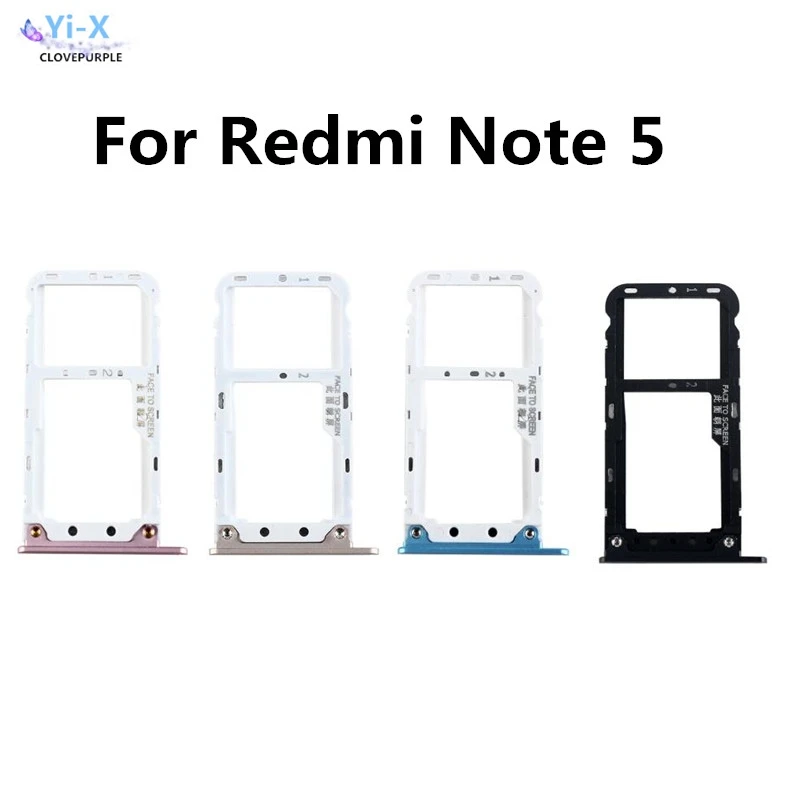 1 шт. держатель для sim карты Micro SD адаптер держателя слота Xiaomi Redmi Note 5 note5|Адаптеры SIM
