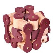 Классическая игра IQ деревянные головоломки Пазлы для взрослых