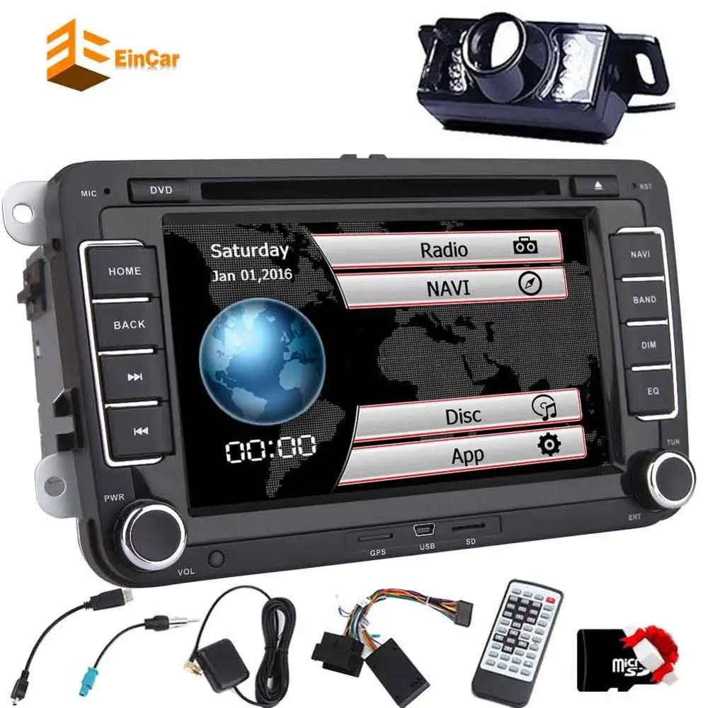 2 Din 7 ''автомобильный стерео gps-навигация dvd-плеер двойной автомагнитола для VW