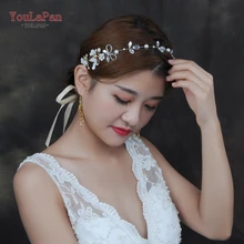 YouLaPan HP43 повязка на голову для невесты украшение для волос со стразами Свадебные короны для невесты модные украшения для волос шпильки для женщин