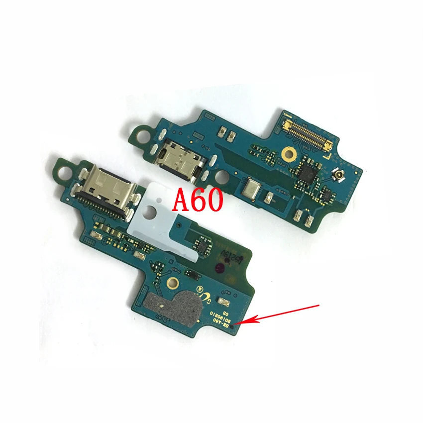 Usb зарядный док-порт разъем с микрофоном гибкий кабель для samsung Galaxy A10 A20 A30 A40 A50 A60 A70 A80 A90