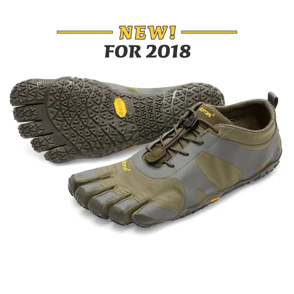 Vibram Fivefingers V-Alpha мужские кроссовки для бега по пересеченной местности, для улицы, с пятью носками, армейский цвет, обувь с пятью пальцами, паркур, приключения