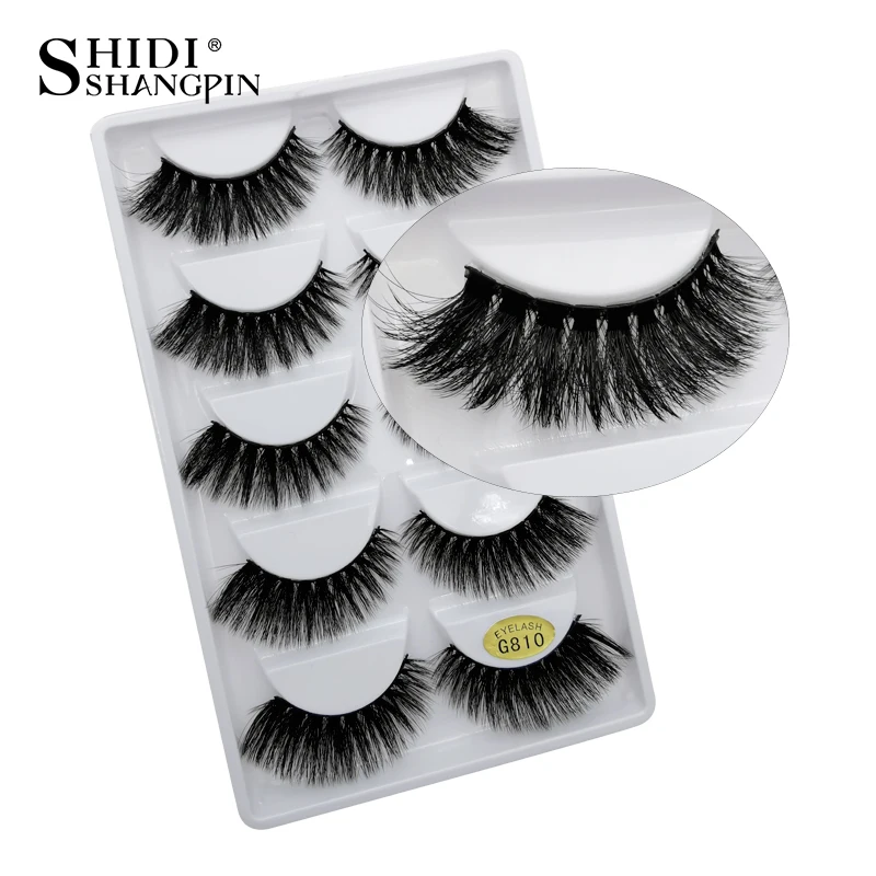 10 lots wholesale price mink eyelashes hand made false eyelash natural long 3d mink lashes makeup natural false lashes in bulk