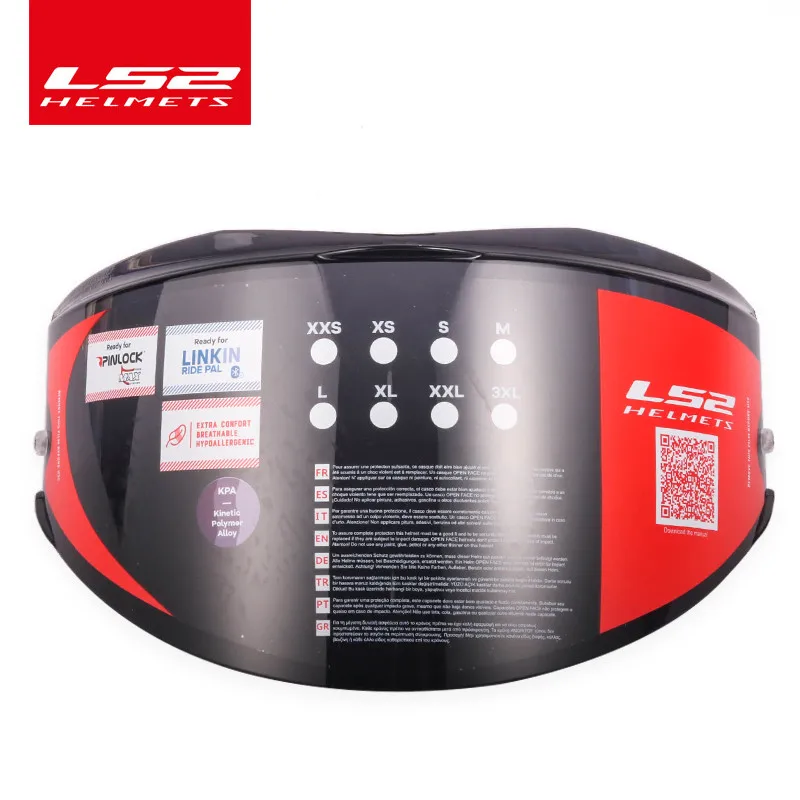 LS2 Valiant helmet visor rainbow shield smoke colorful silver lens only for LS2 FF399 model with anti-fog patch holes