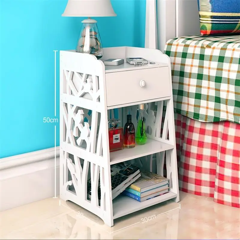 Mobilya Nachtkastje mesita نوش Lemari كايو الأوروبية خشبية Mueble دي Dormitorio نوم خزانة أثاث قورتو السرير الجدول