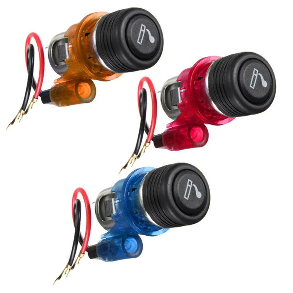 

12V Motorcycle Car Boat Cigarette Lighter Power Socket Out Plug Power Sockets Universal Cigarette Lighter USB Wall Socket