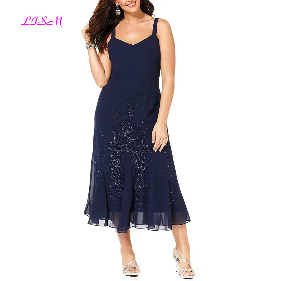 Plus Size Beaded Mother of the Bride Dress with Jacket Chiffon Dinner Dresses for Women Long Mother Dresses for Wedding