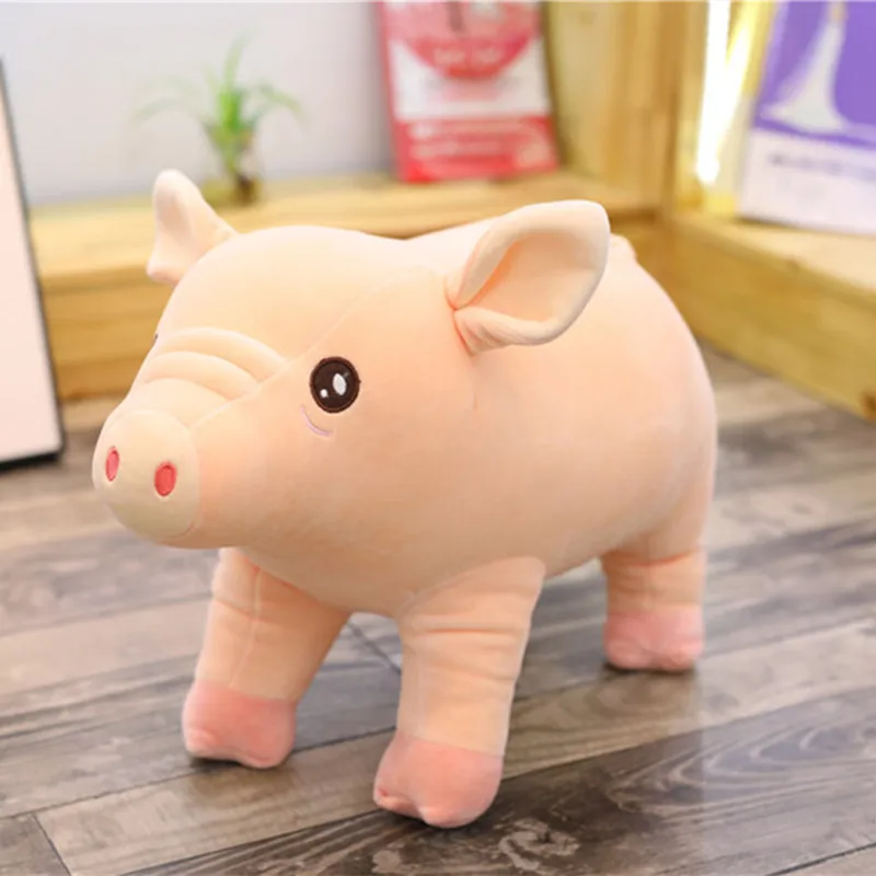 MIAOOWA 1PC 25/45CM Lovely Simluation Pig Plush Doll Cute Animal Pig Toy Soft Pillow Kids Doll Toy Birthday Gifts For Children