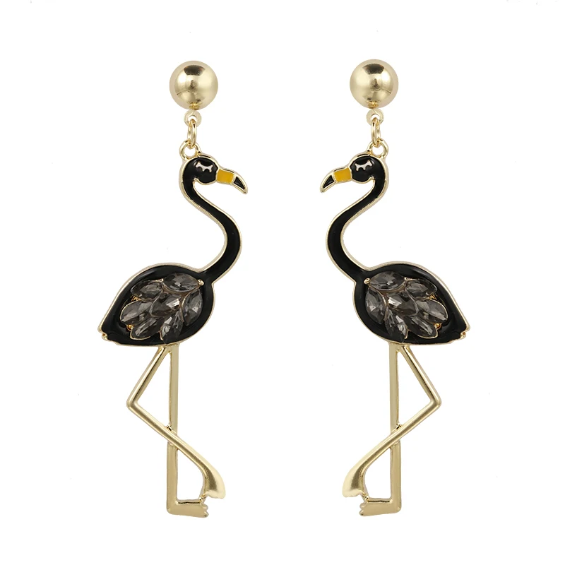 

Flashbuy 3 Style Simple Trendy Flamingo Drop Earrings For Women Geometry Accessories Alloy Earrings Wedding Fashion Jewelry