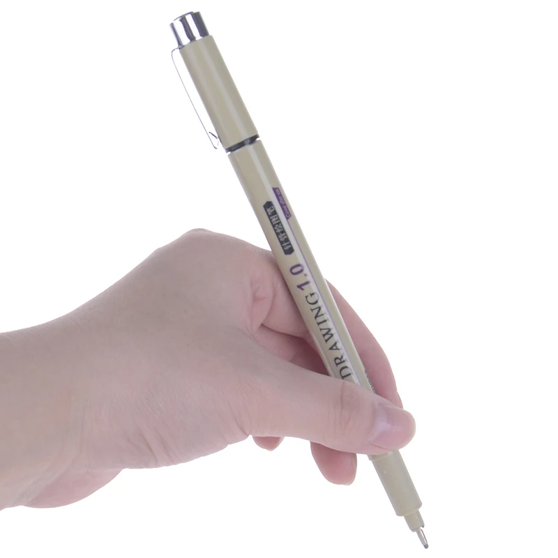 Микрон подписи Ручка иглы для рисования эскиз мультфильм Archival statiey анимация