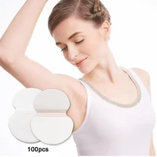 100 шт., летняя одежда для подмышек, одежда для подмышек, впитывающие пот дезодоранты, впитывающие пот, хлопковые накладки против пота, наклейки