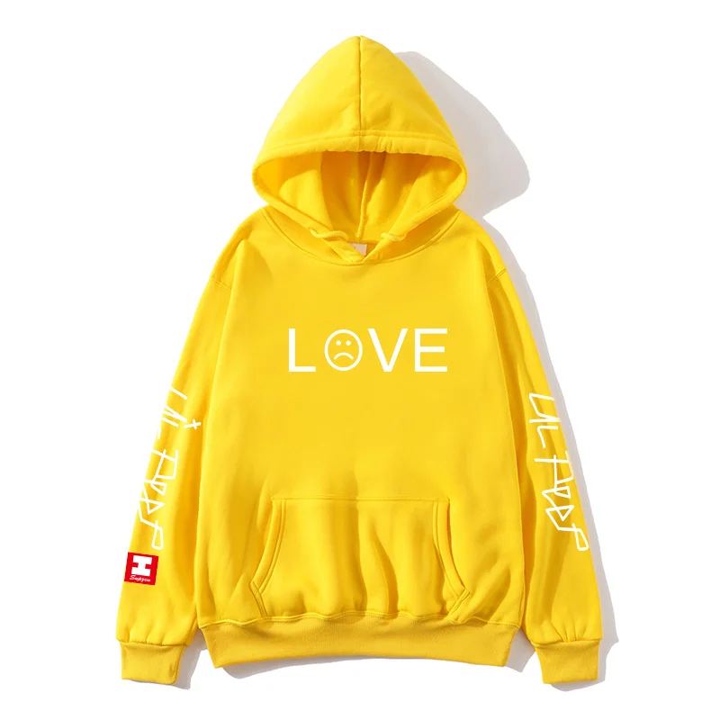 

Lil Peep Hoodie Hell Boy lil.peep Male / Female Hooded Pullover Male / Female Suda Della Cry Baby Cover hoddie Sweatshirt Love