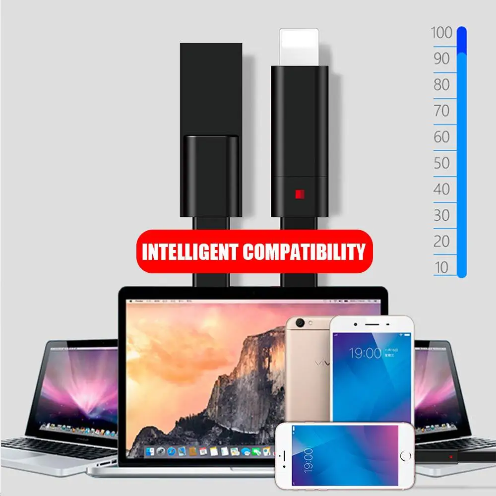 1.5A 5 В USB кабель для iphone Lightning кабелей cut быстро восстановить Восстанавливающий