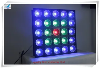 

5x5 cob China dj equipment led matrix blinder light 25x30w rgb 3in1dmx matrix led panel