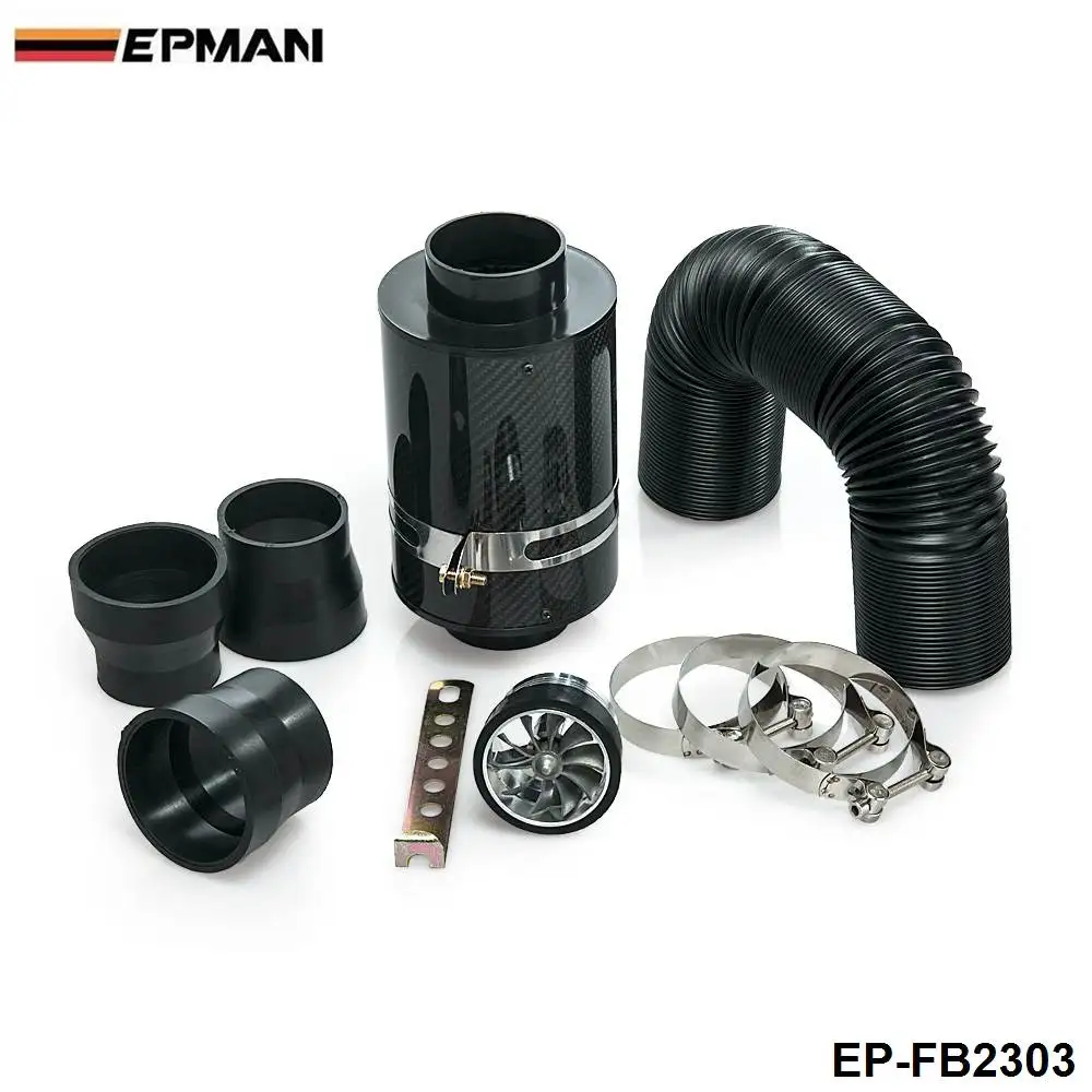 Universal Cold Feed Induction Kit & Carbon Fibre Air Intake Filter Box