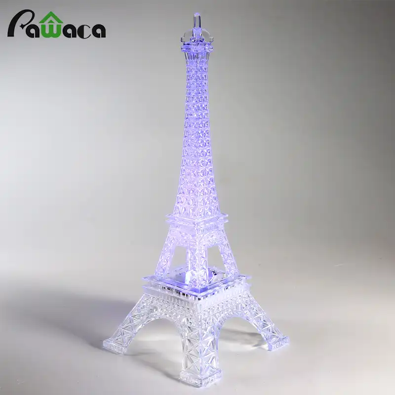 Home Decoration Eiffel Iron Tower Romantic Colorful Light Eiffel