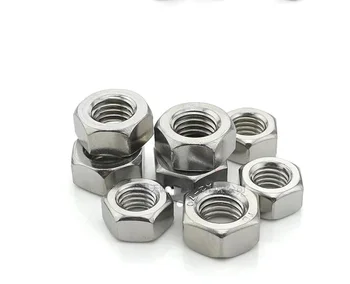 

5 PCS Hexagon Fine Pitch Nuts 304 Stainless Steel Hexagonal Hex Tight NUT