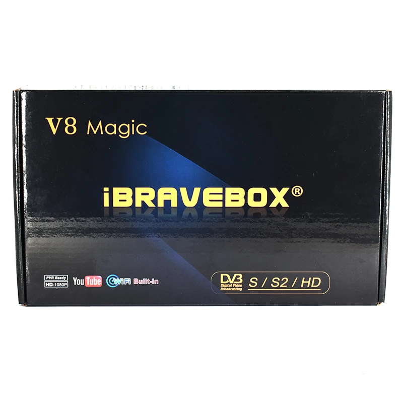 Рецептор iBRAVEBOX V8 Magic встроенный wifi power от OPENBOX V8S DVB-S2 1 год Cccam Cline на 1 год tv Box такой же как V8 NOVA