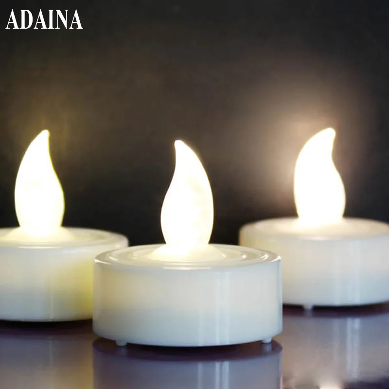 12pcs Flameless Smokeless LED Candles Tealight Candle Light Safety Home Bar Decoration for