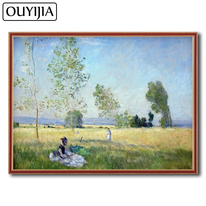OUYIJIA Monet 5D пейзаж своими руками картина маслом из известных алмазов вышивка