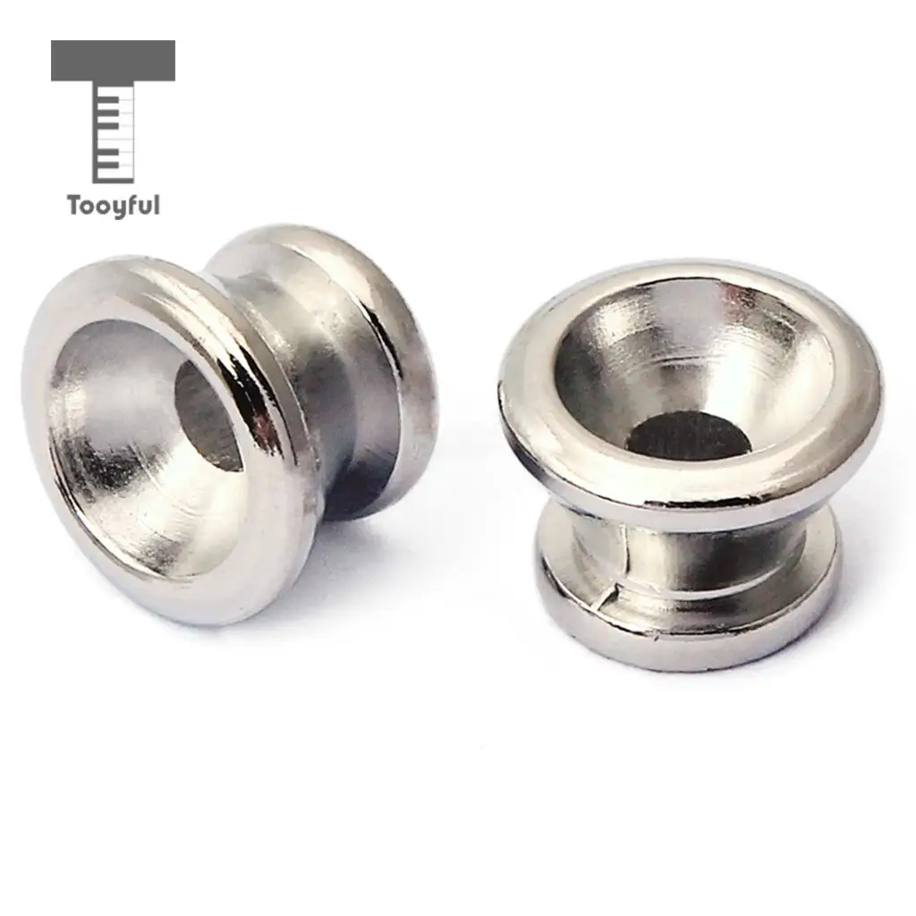45mm Iron Guitar String Retainer Tension Bar with Mushrooms Head Strap Locks for Strat Tele Guitar Replacement Parts Chrome