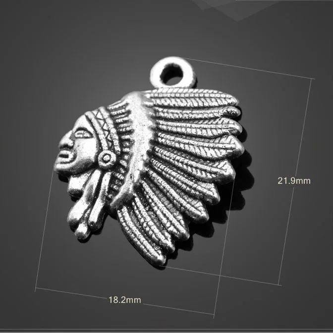 Посеребренные подвески в античном стиле размер 18 2 мм * 21 9 20 шт./лот|silver wristlet|charm