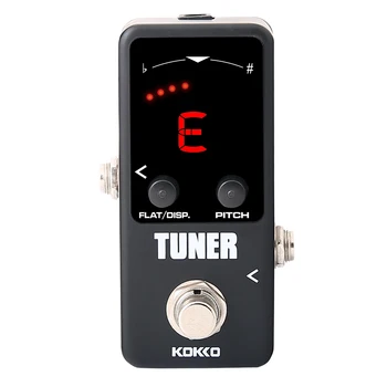 

KOKKO TUNER Mini Electric Guitar Pedal Tuner Effect Device Guitar Accessories Guitarra Bass Violin Ukelele Instruments Part